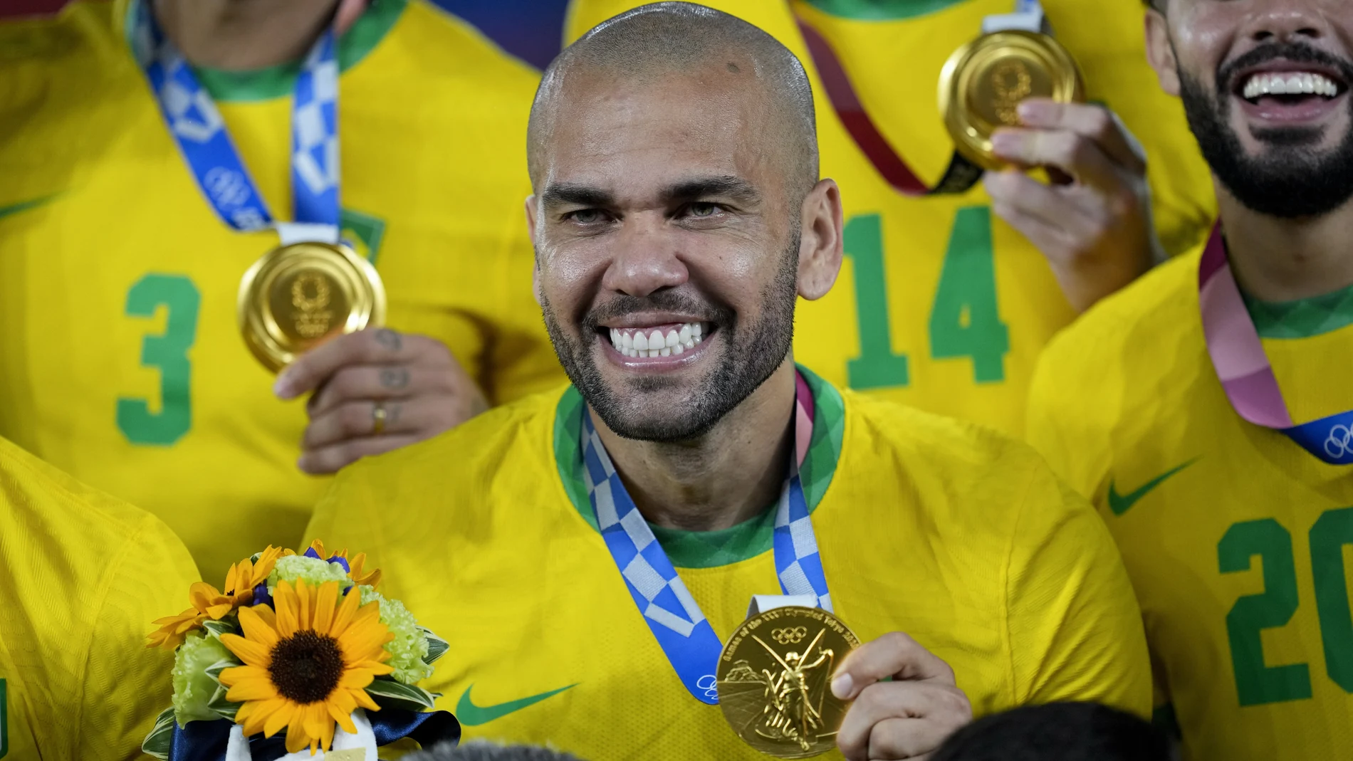 Dani Alves fue campeón olímpico en Tokio 2020.