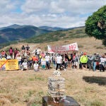 Marcha reivindicativa contra los macroproyectos eólicos en la comarca leonesa de La Cabrera