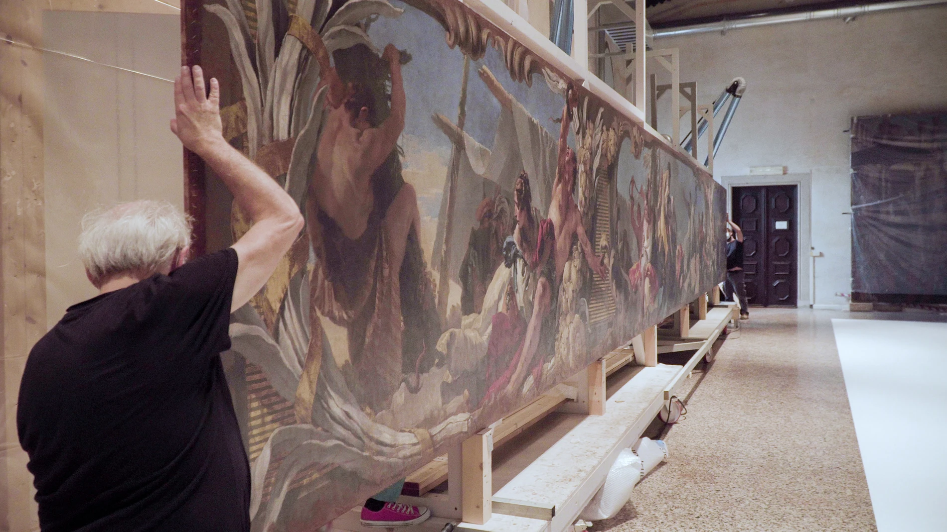 Preparativos en Venecia para la exposición de una las mayores obras de Tiepolo