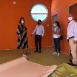 La presidenta de la Diputación de Palencia, Ángeles Armisén, visita Becerril de Campos