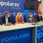 Presentacion de la lista unica al Congreso del PP de Soria que encabezará Benito Serrano