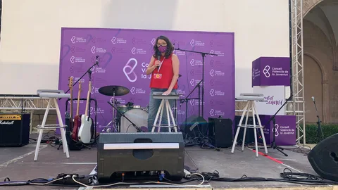 Mónica Oltra interviene en el acto organizado por el Consell Valencià de la Joventut.
