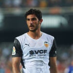 Gonçalo Guedes con el Valencia.