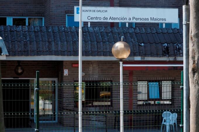 Vista del geriátrico de As Gandaras de Lugo, donde se ha producido un brote con 49 positivos de covid-19, según han anunciado las autoridades sanitarias.