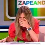 María Gómez sufre un ataque de risa