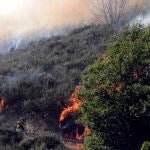 Un incendio se ha declarado en Trabadelo, en el Bierzo Oeste, en León