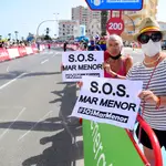  Sentadas en la Vuelta Ciclista para salvar el Mar Menor