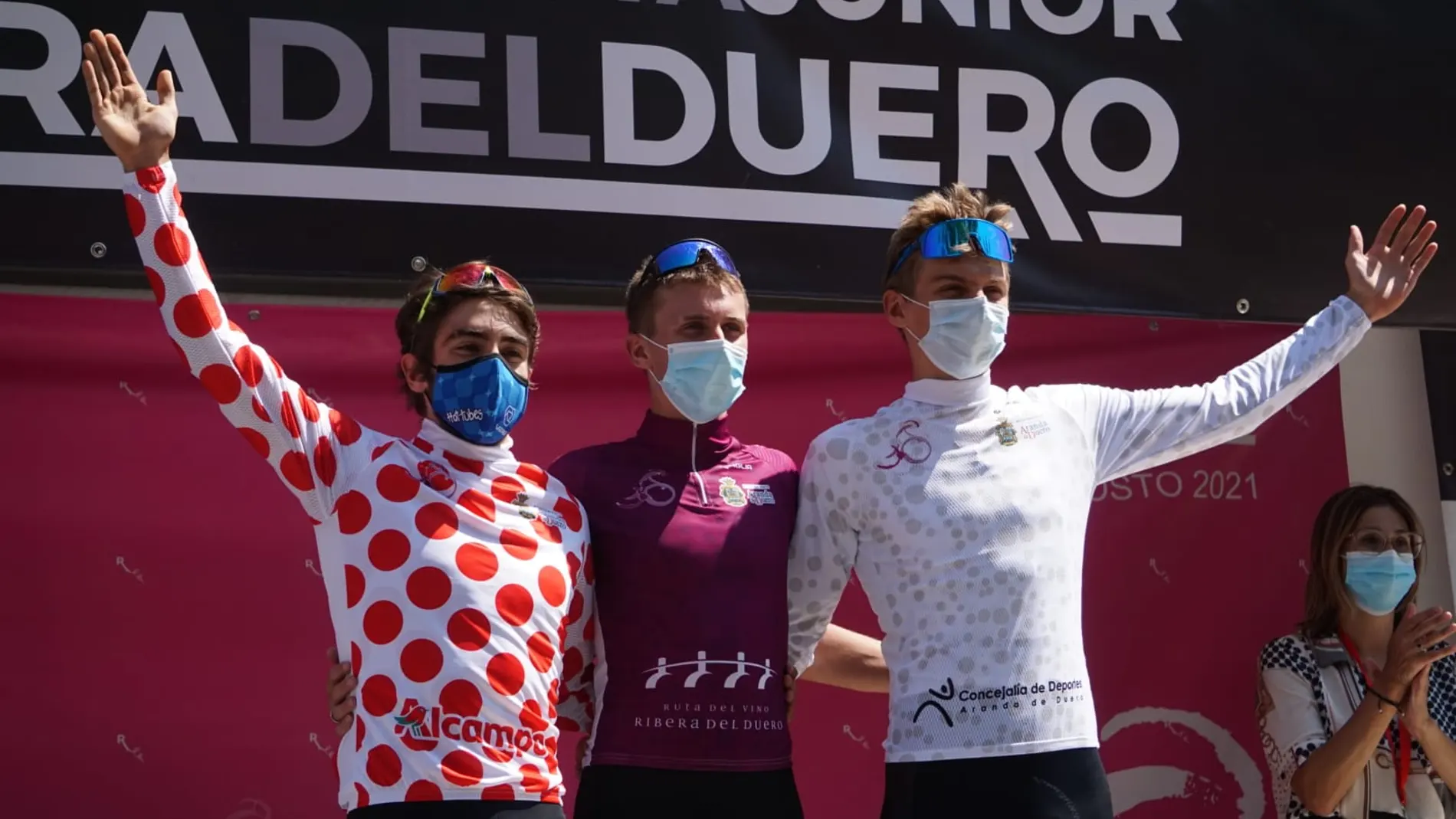 El americano Luca Scuriatti gana la Vuelta Ciclista Junior Ribera del Duero