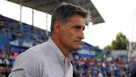 Míchel durante su etapa en el Getafe