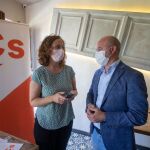 El portavoz de Ciudadanos en las Cortes de Castilla y León, David Castaño, y la procuradora de Cs por la provincia de Ávila, Inmaculada Gómez, presentan una iniciativa parlamentaria de su formación sobre el incendio de Navalacruz (Ávila)