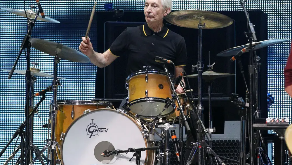 Charlie Watts, batería de la legendaria banda The Rolling Stones. REUTERS/Mario Anzuoni/File Photo