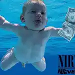 Portada del disco «Nevermind», de Nirvana, con Spencer Elden en la imagen