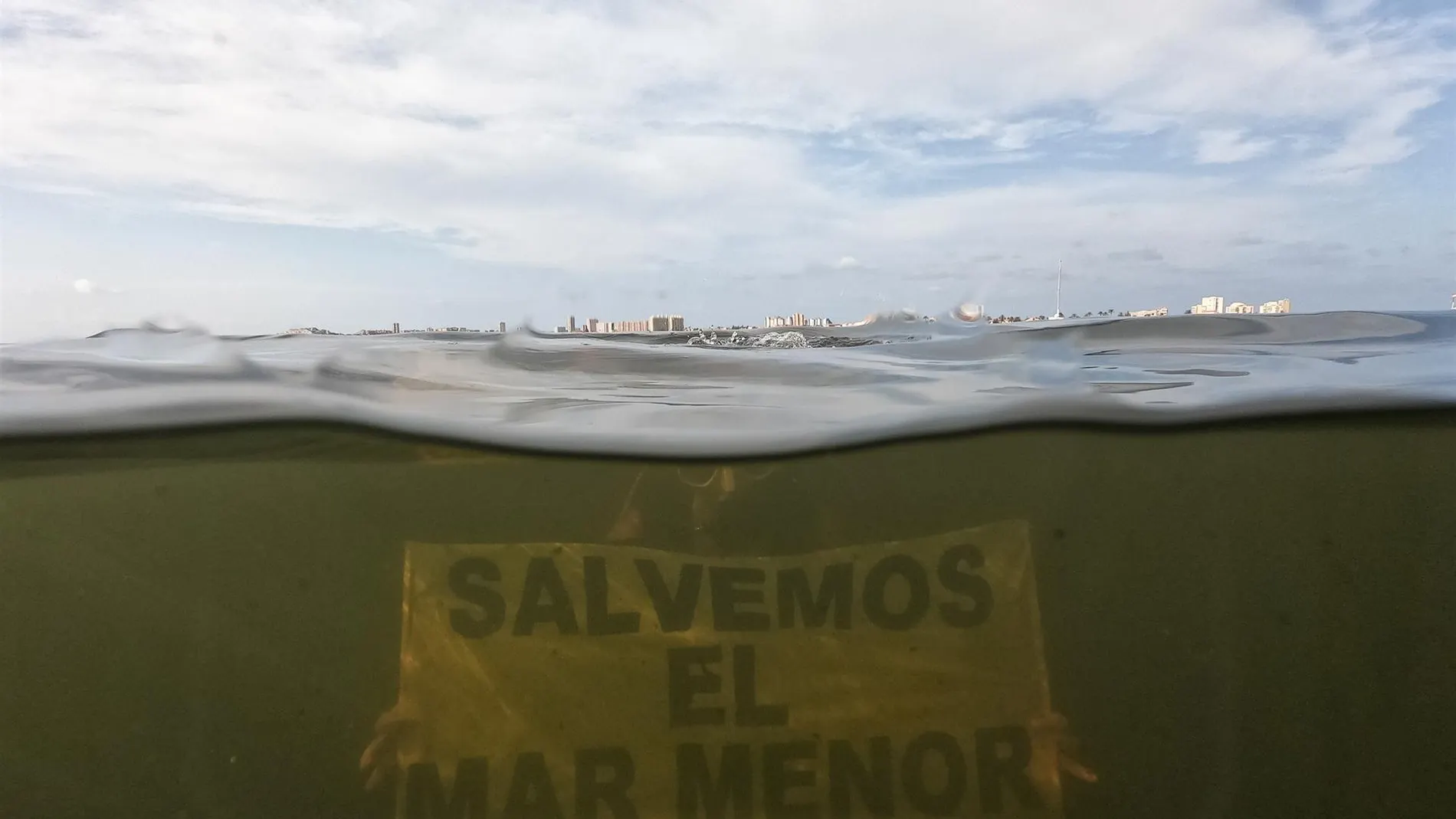 Campaña de Greenpeace para salvar el Mar Menor (Murcia)