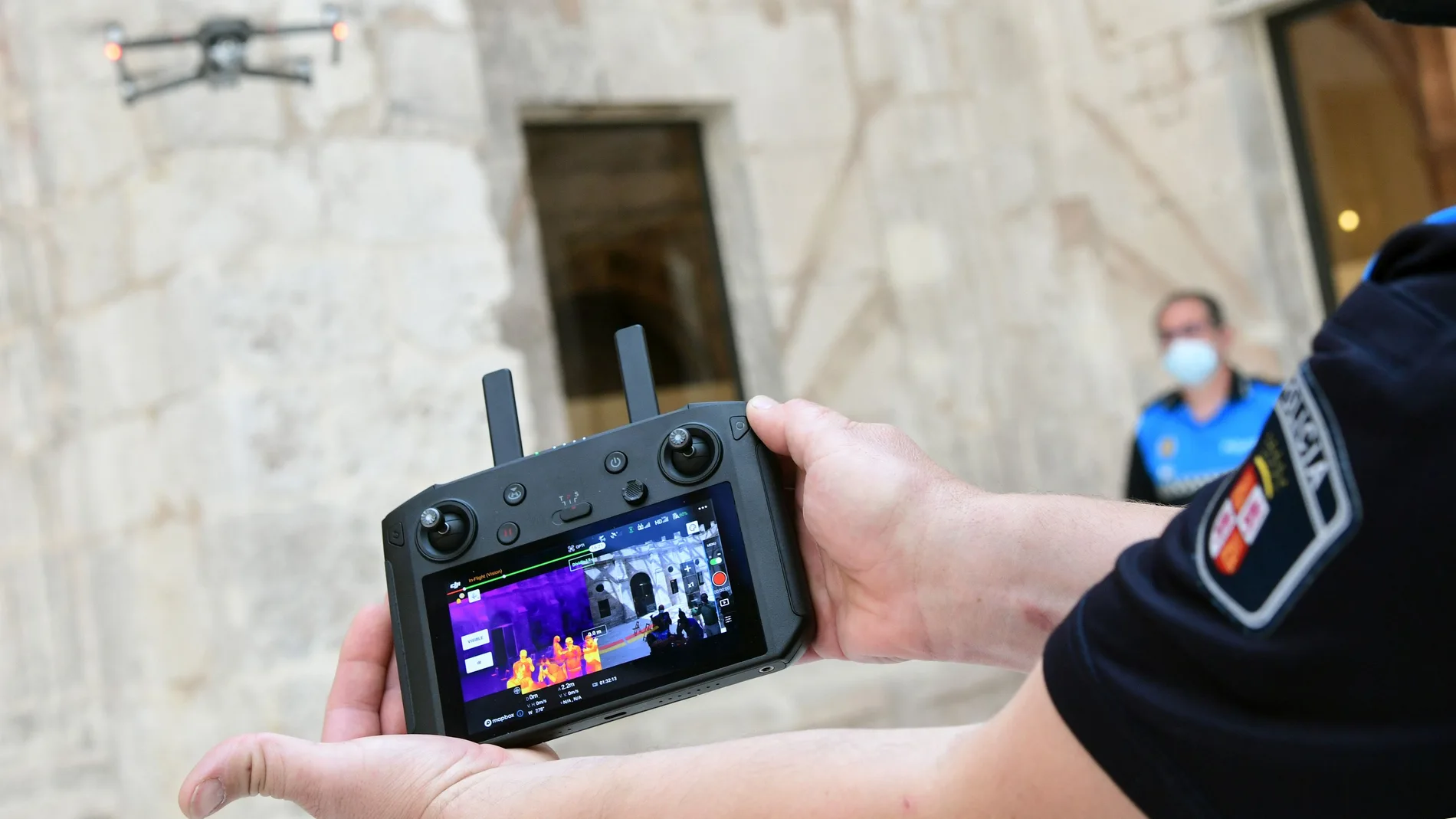 Nueva unidad de drones de la Policía Local de Burgos