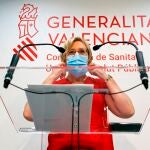 La consellera de Sanidad, Ana Barceló, comparece en rueda de prensa para informar sobre la situación epidemiológica y las medidas preventivas frente a la covid-19 en eventos populares