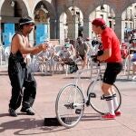 Espectáculo en la edición de este año de "Cir&Co" en Ávila