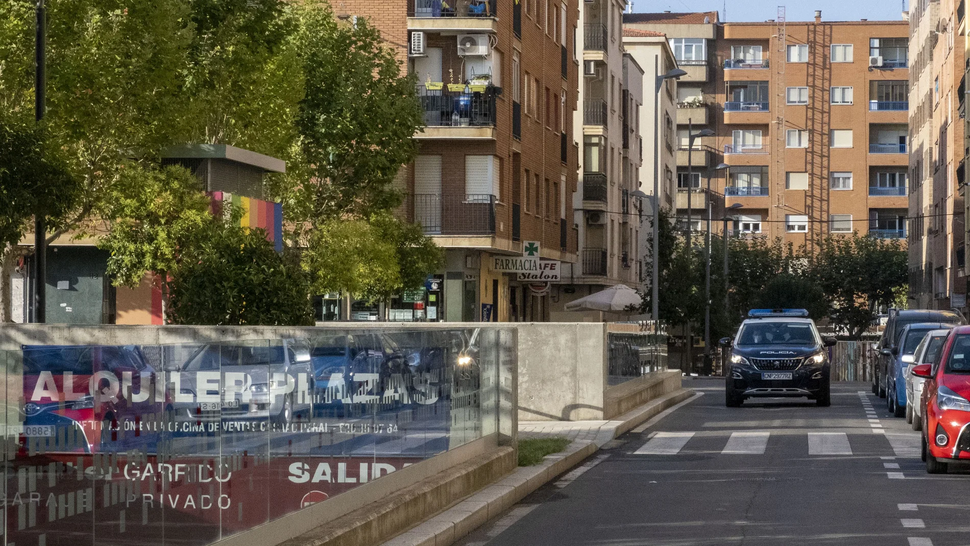 Arden tres coches en diferentes zonas de Salamanca durante la madrugada de este sábado