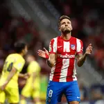 Saúl Ñíguez con el Atlético de Madrid. (AFP).