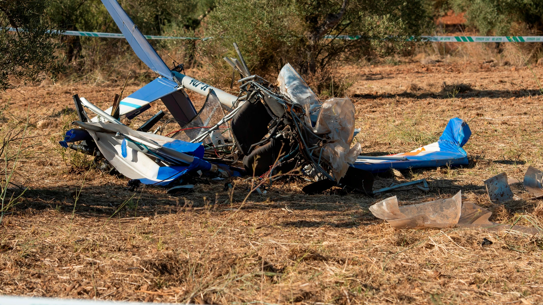 En agosto, una avioneta que ha terminado estrellándose en un olivar ubicado en las inmediaciones del aeródromo del municipio onubense de Niebla y en la que dos personas fallecieron