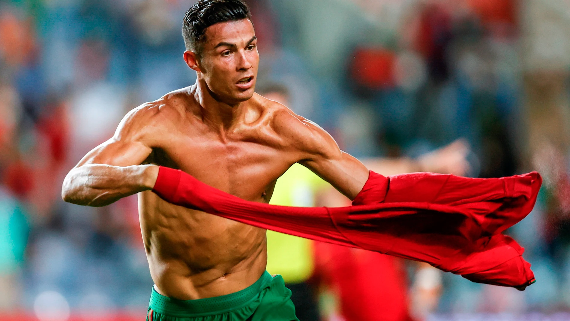 Cristiano Ronaldo celebra uno de sus goles