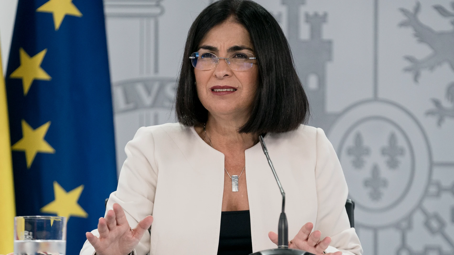 La ministra de Sanidad, Carolina Darias