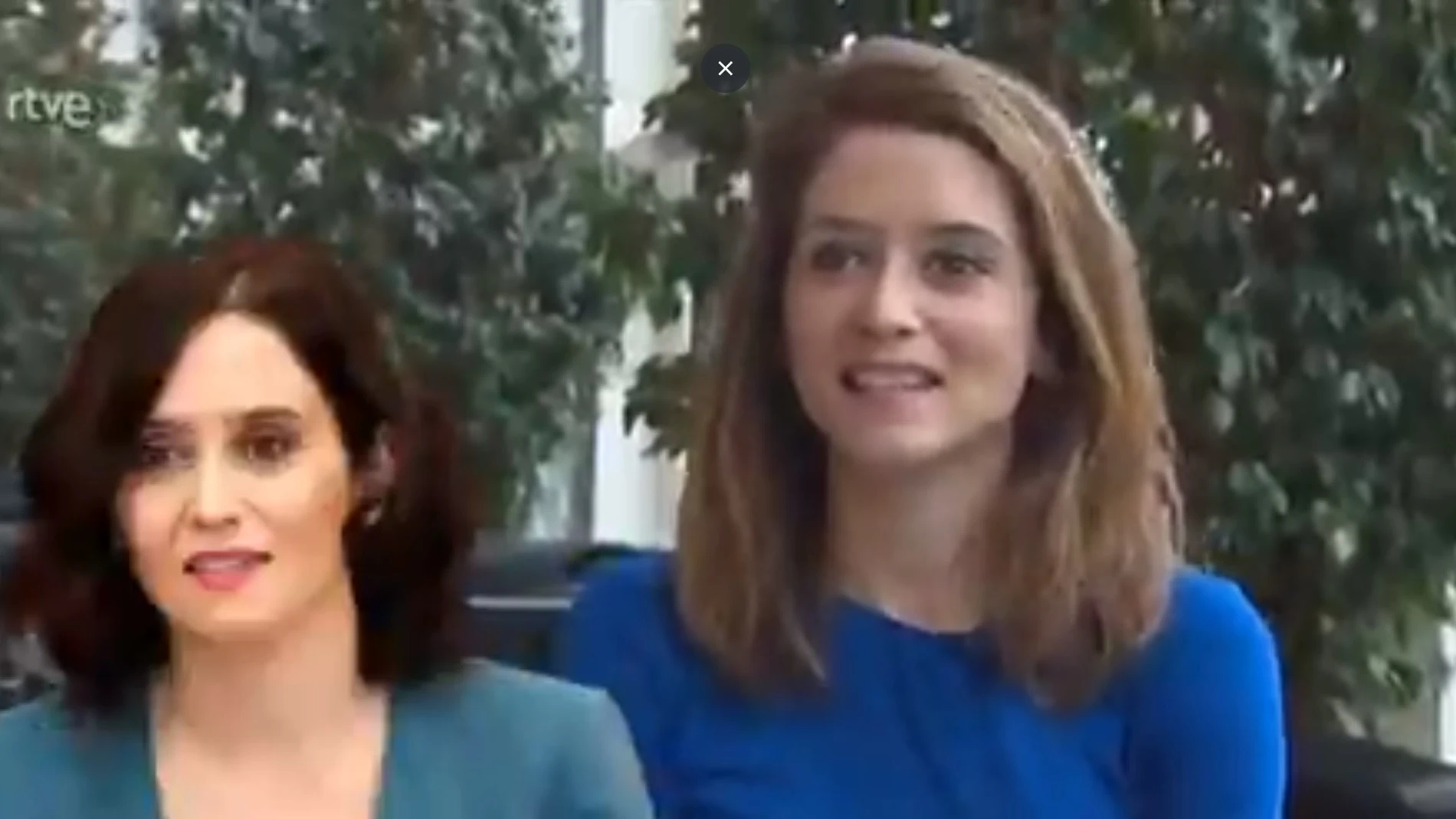 Ayuso en su primera entrevista en TVE