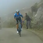 Miguel Ángel &#39;Supermán&#39; ganó en La Vuelta la etapa con final en el Altu d&#39;El Gamoniteiru.