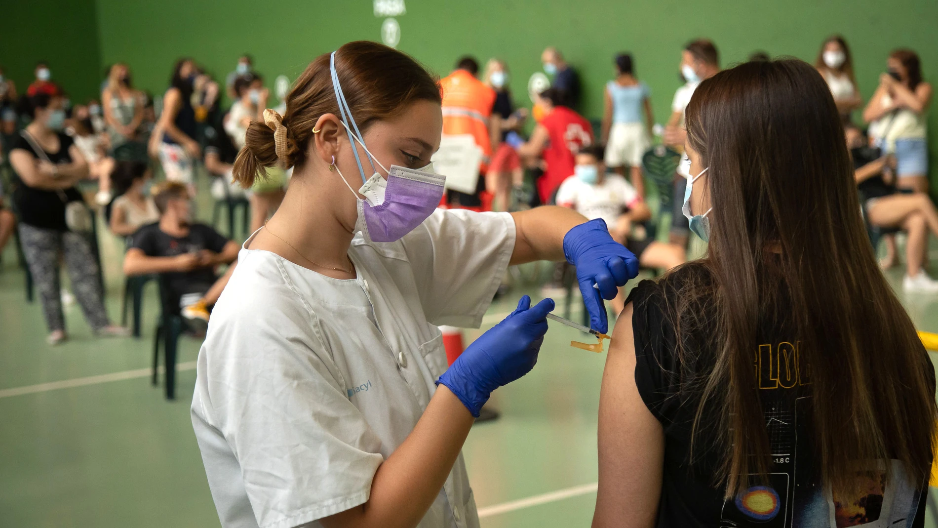 Aproximadamente 700 personas entre 12 y 17 años han sido vacunados en Ciudad Rodrigo (Salamanca)