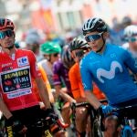 Primoz Roglic y Supermán López