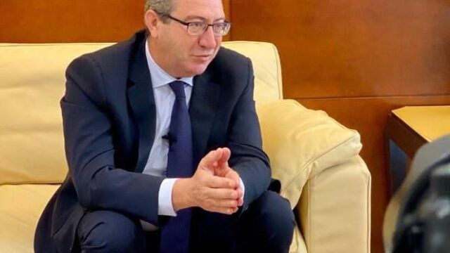El presidente del PP en la provincia de Alicante, Toni Pérez