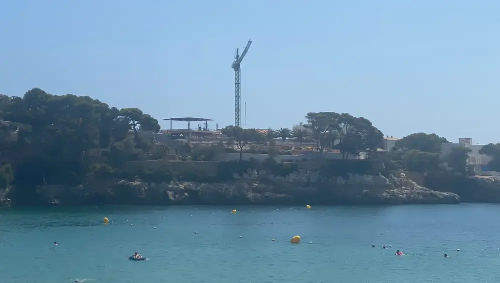 Construcción de la casa que Rafa Nadal se está haciendo en Porto Cristo, Mallorca.