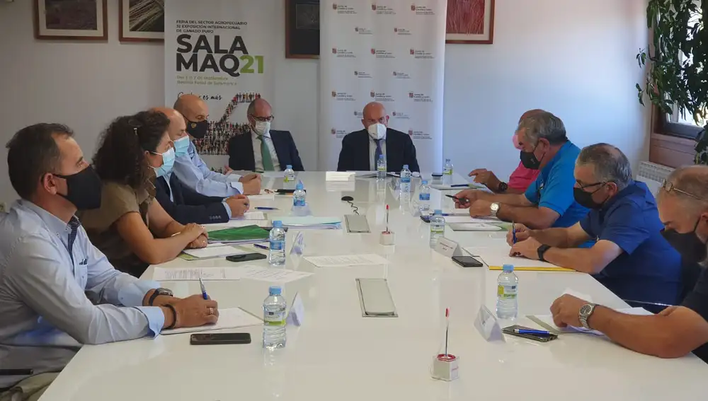 Celebración del Consejo Agrario de Castilla y León en Salamaq2021 presidido por Jesús Julio Carnero