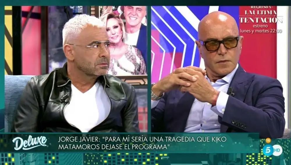 Jorge Javier Vázquez y Kiko Matamoros en 'Viernes Deluxe'