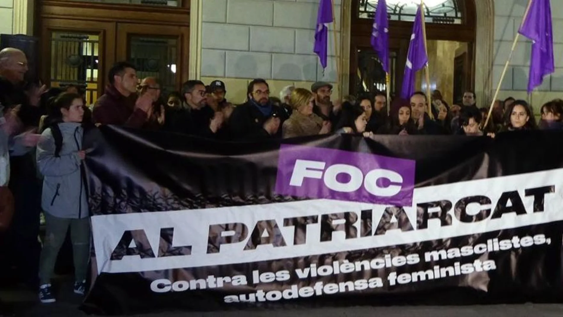 Protesta en Sabadell por una de las últimas agresiones sexuales