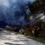 Incendio de un vehículo en Candón (León)
