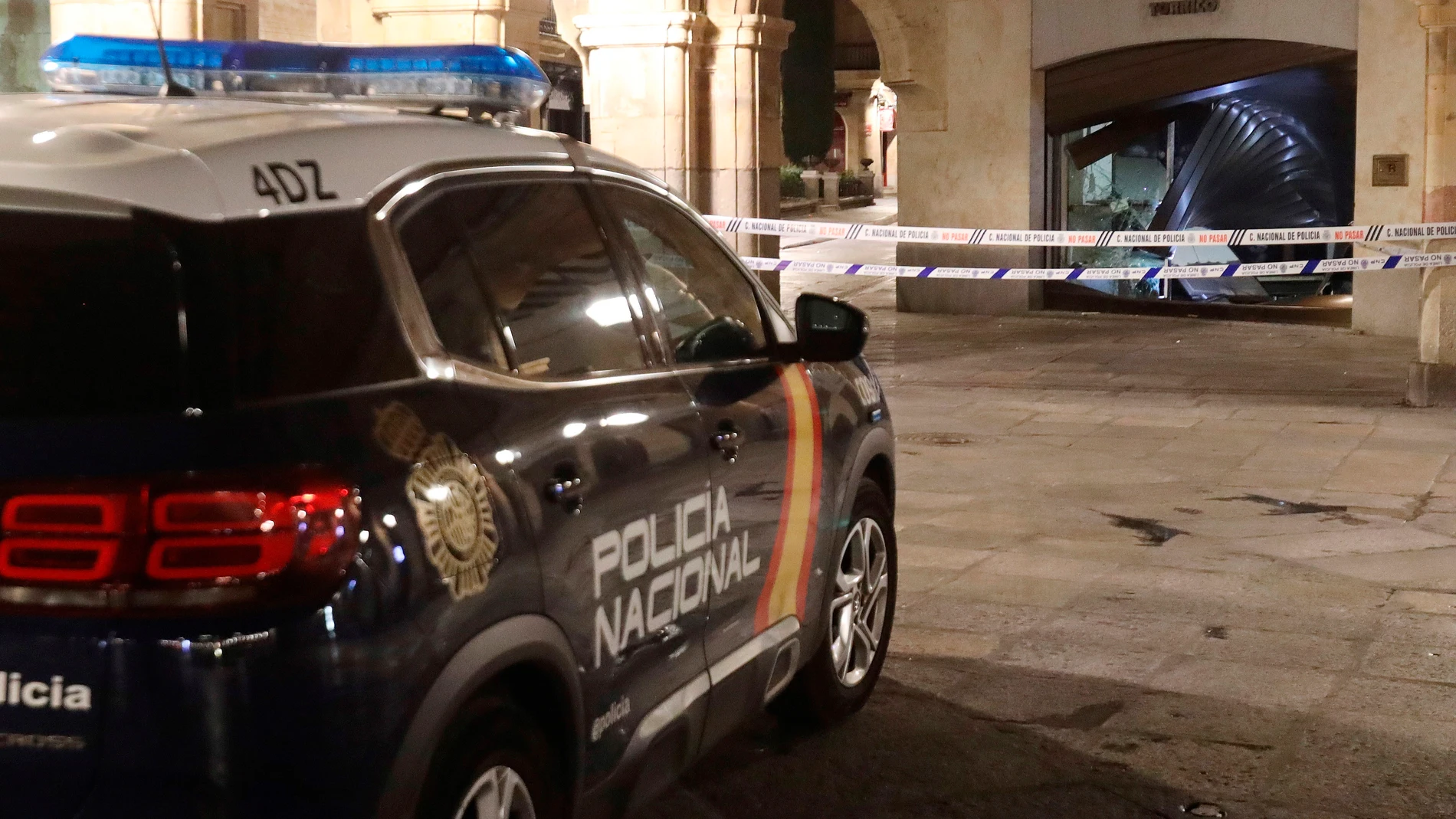 Coche de la Policía Nacional de Salamanca