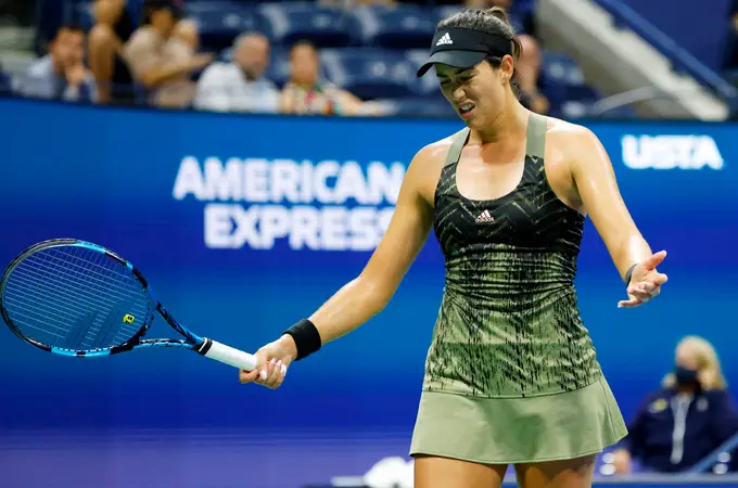 La reacción de Garbiñe Muguruza ante Krejcikova llega tarde y cae en los octavos del US Open