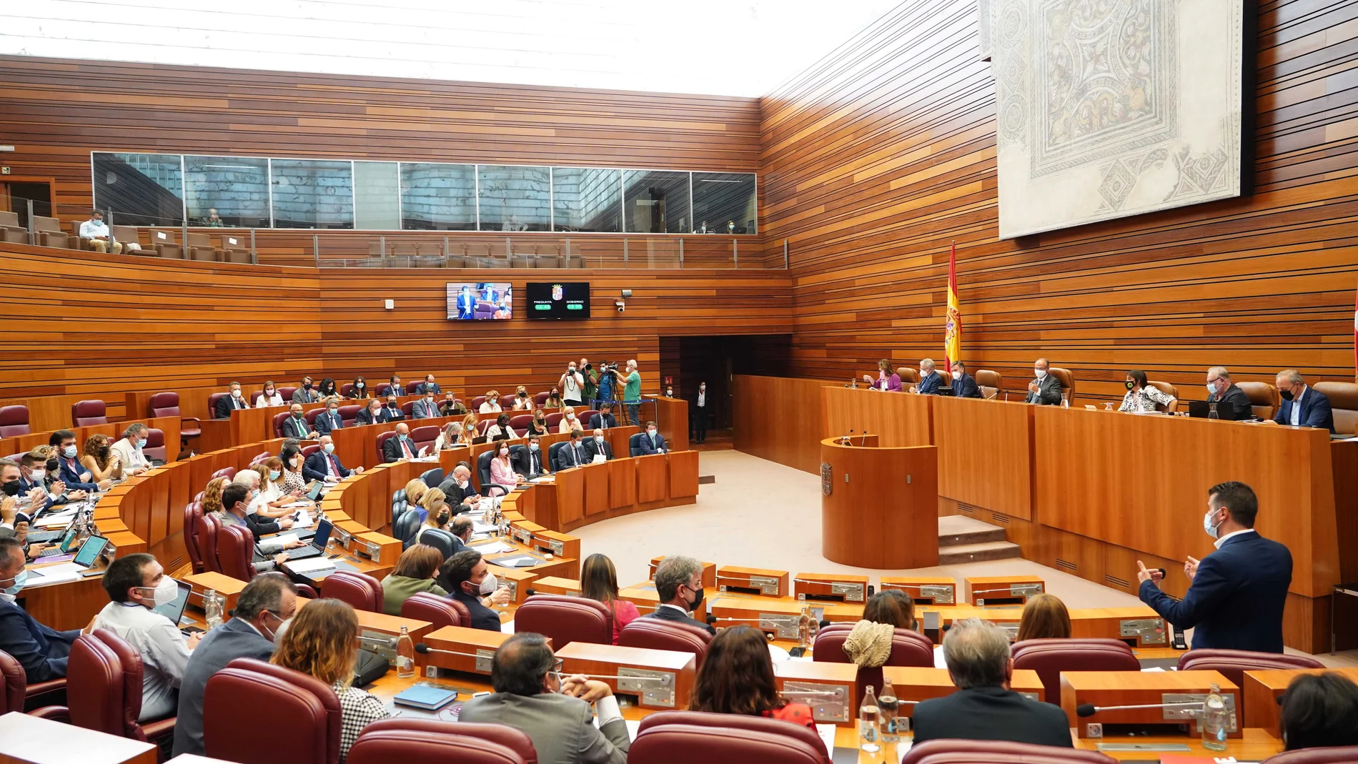 Primer pleno en las Cortes de Castilla y León de este periodo de sesiones, que arranca con las preguntas de control a la Junta.