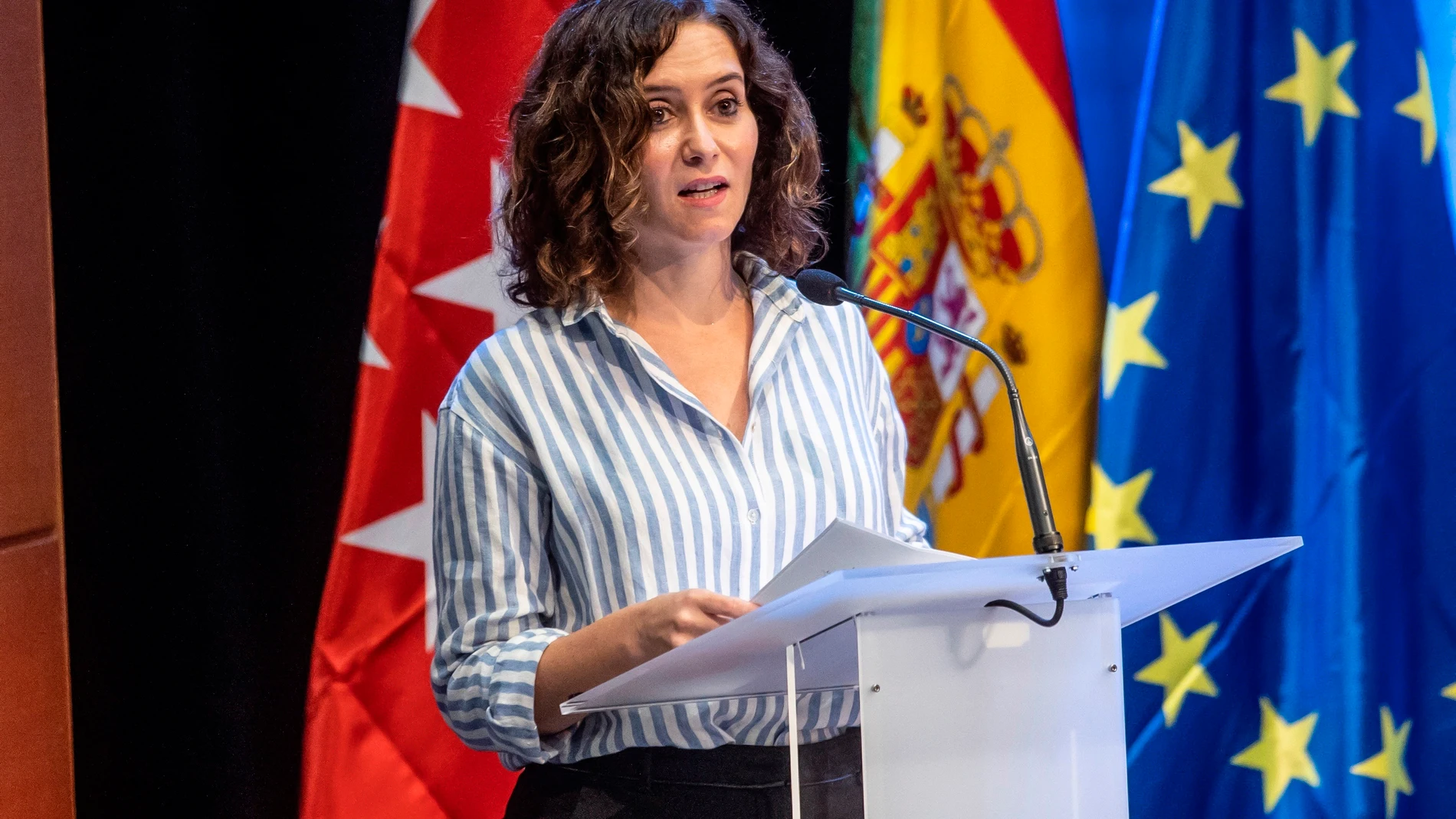 La presidenta de la Comunidad de Madrid, Isabel Diaz Ayuso