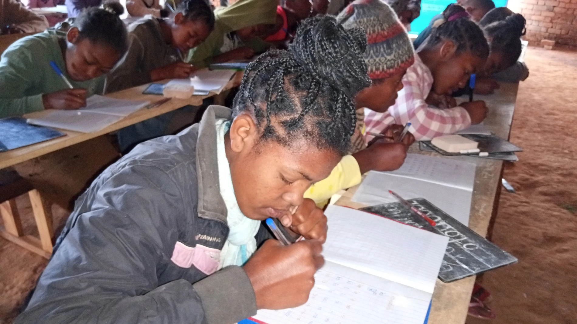 Niños asistentes a la escuela en Madagascar.MANOS UNIDAS07/09/2021