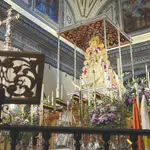 La Virgen del Rocío en la parroquia de la Asunción de Almonte (Huelva)