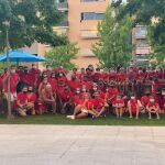 Cientos de personas se vistieron de rojo para apoyar a las familias afectadas por el enfermedad de Duchenne