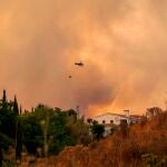 Incendio en Sierra Bermeja