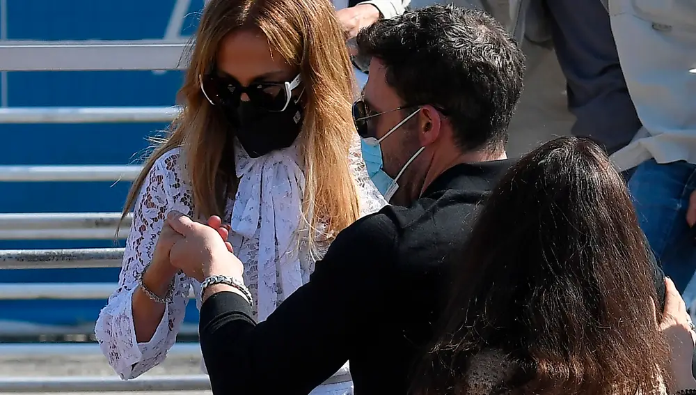 Ben Affleck y Jennifer Lopez en Venecia