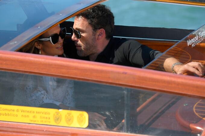 Jennifer Lopez y Ben Affleck durante sus vacaciones en Venecia
