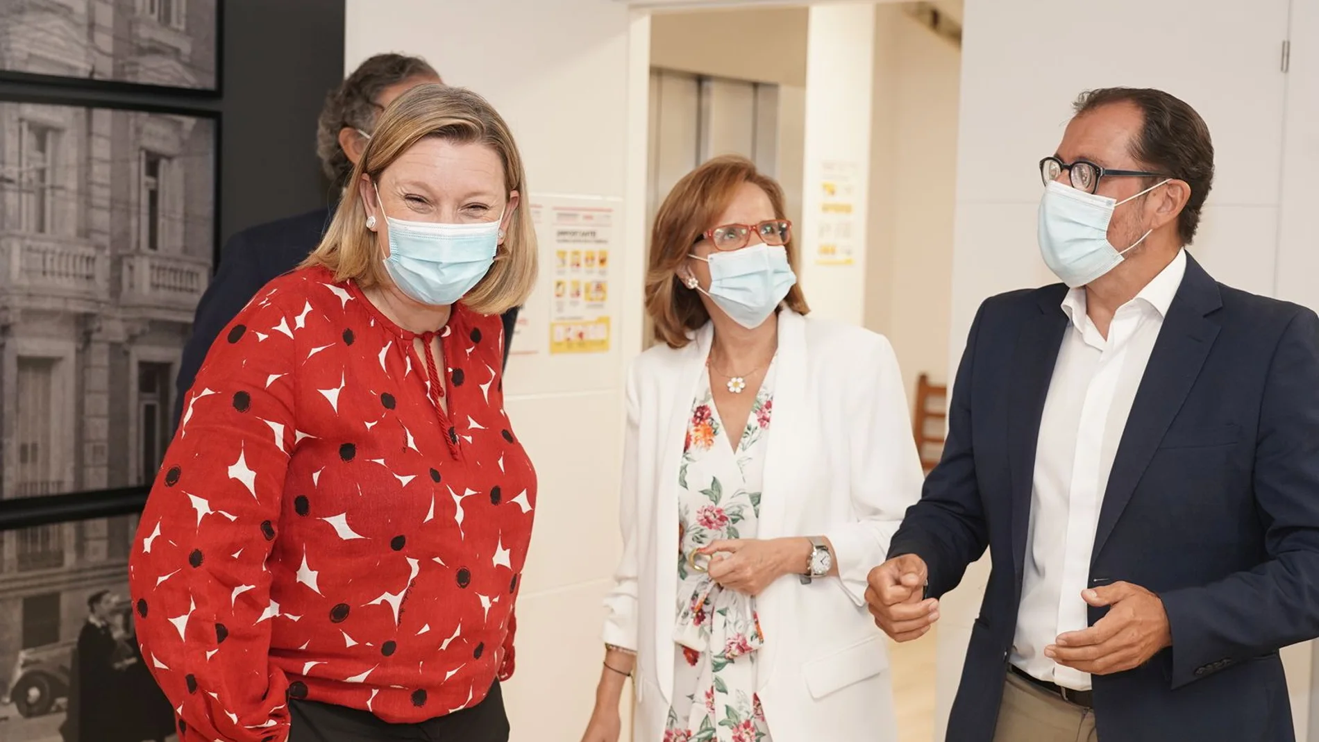 Dos Santos / ICAL . Presentación de la nueva campaña de sensibilización de la ONCE y balance de la actividad en 2020. Participan la consejera de Familia e Igualdad de Oportunidades, Isabel Blanco; la presidenta del Consejo Territorial de la ONCE, Rosa Rubio y el delegado Territorial de la ONCE en Castilla y León, Ismael Pérez