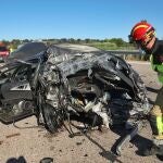 Un muerto en accidente de tráfico en la A-62