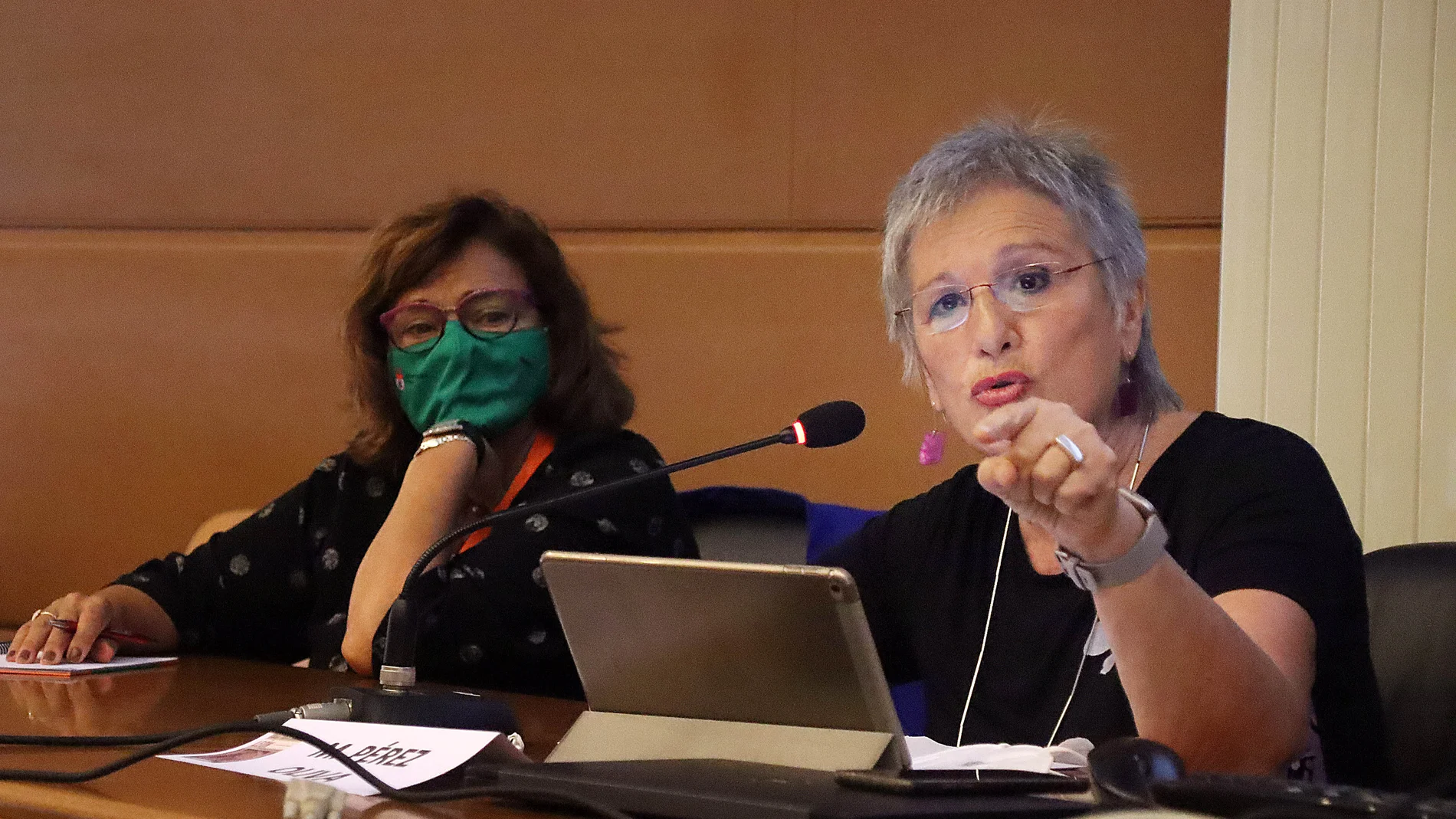 La periodista y profesora universitaria Milagros Pérez Oliva imparte la conferencia de clausura del XXXIX congreso anual de la Sociedad Española de Epidemiología (SEE)