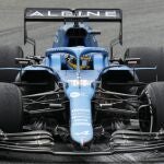 Fernando Alonso, al volante del Alpine.