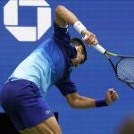 Djokovic perdió los nervios en la final del US Open ante Daniil Medvedev